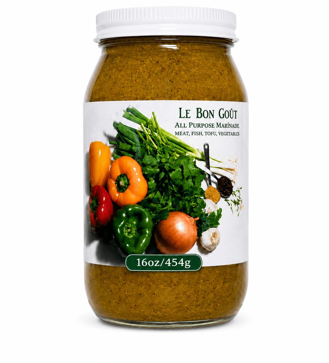 LE BON GOÛT All-Purpose Marinade | For Meat, Fish, Tofu & Vegetable Marinade | Low-Sodium, Gluten-Free