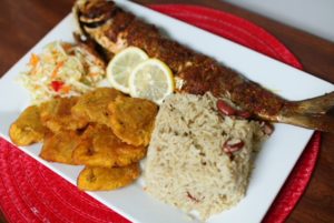 Read more about the article Baked Fish with Red Kidney Beans Rice