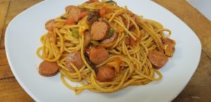Read more about the article Haitian Spaghetti with Hot-dogs, and smoked Herrings