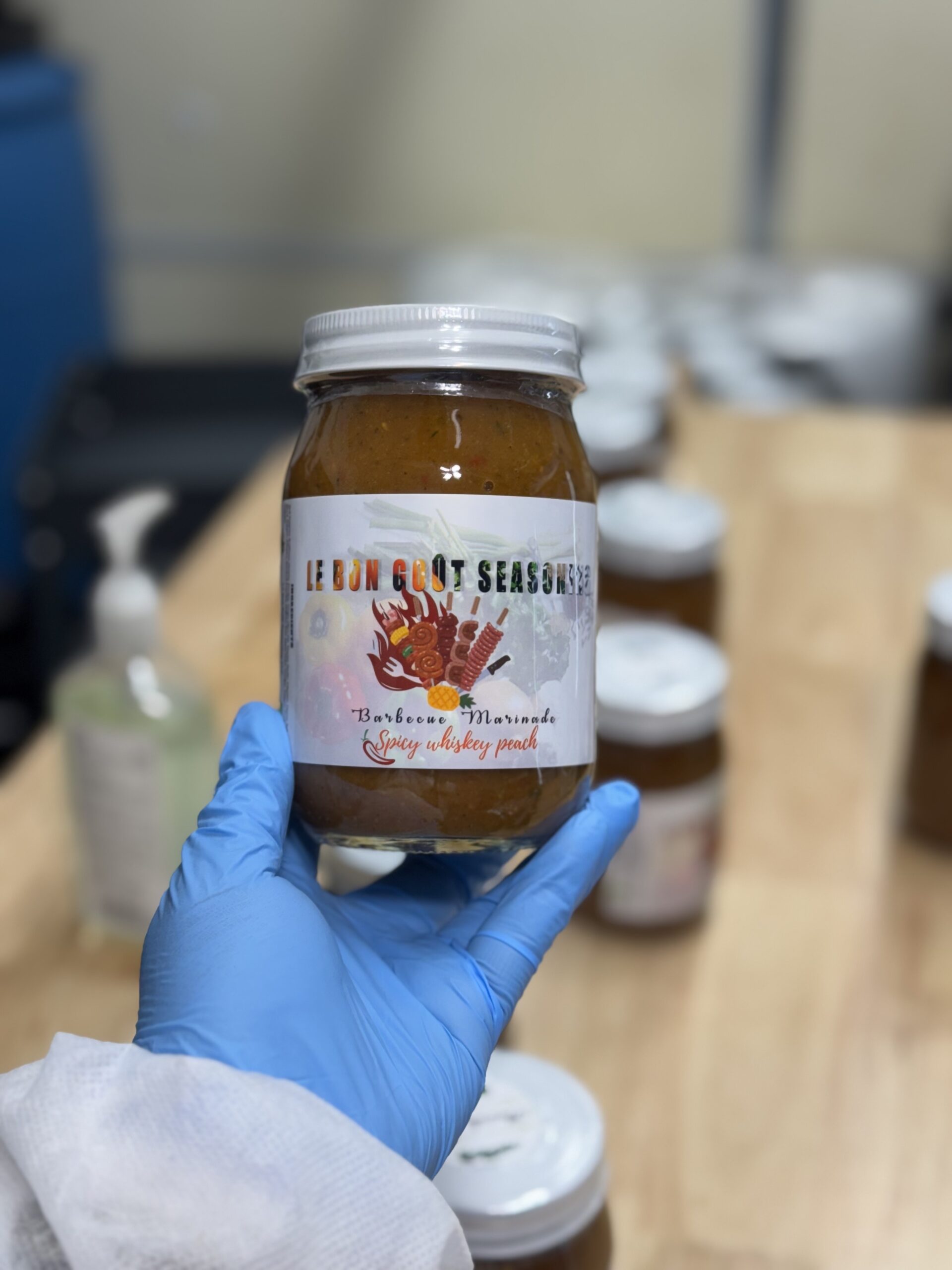 Spicy Whisky Peach Barbecue Marinade