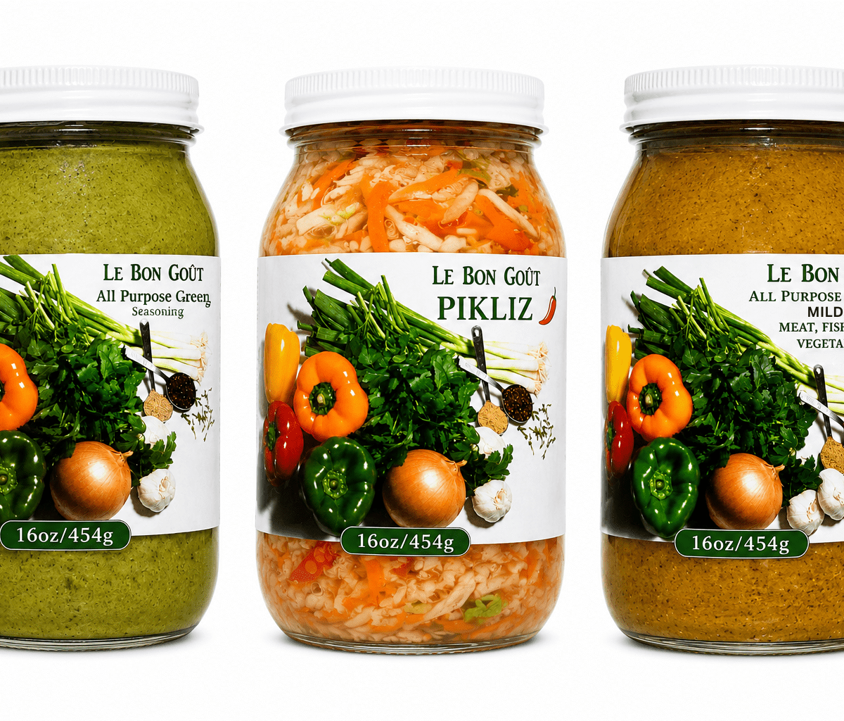 Le Bon Goût Haitian Cooking Gift Box | Green Seasoning Bundle