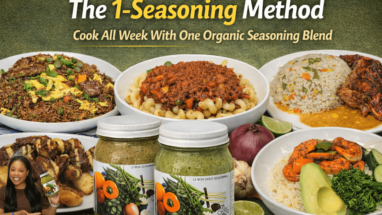 Read more about the article The 1-Seasoning Method: Cook All Week With One Organic Seasoning Blend
