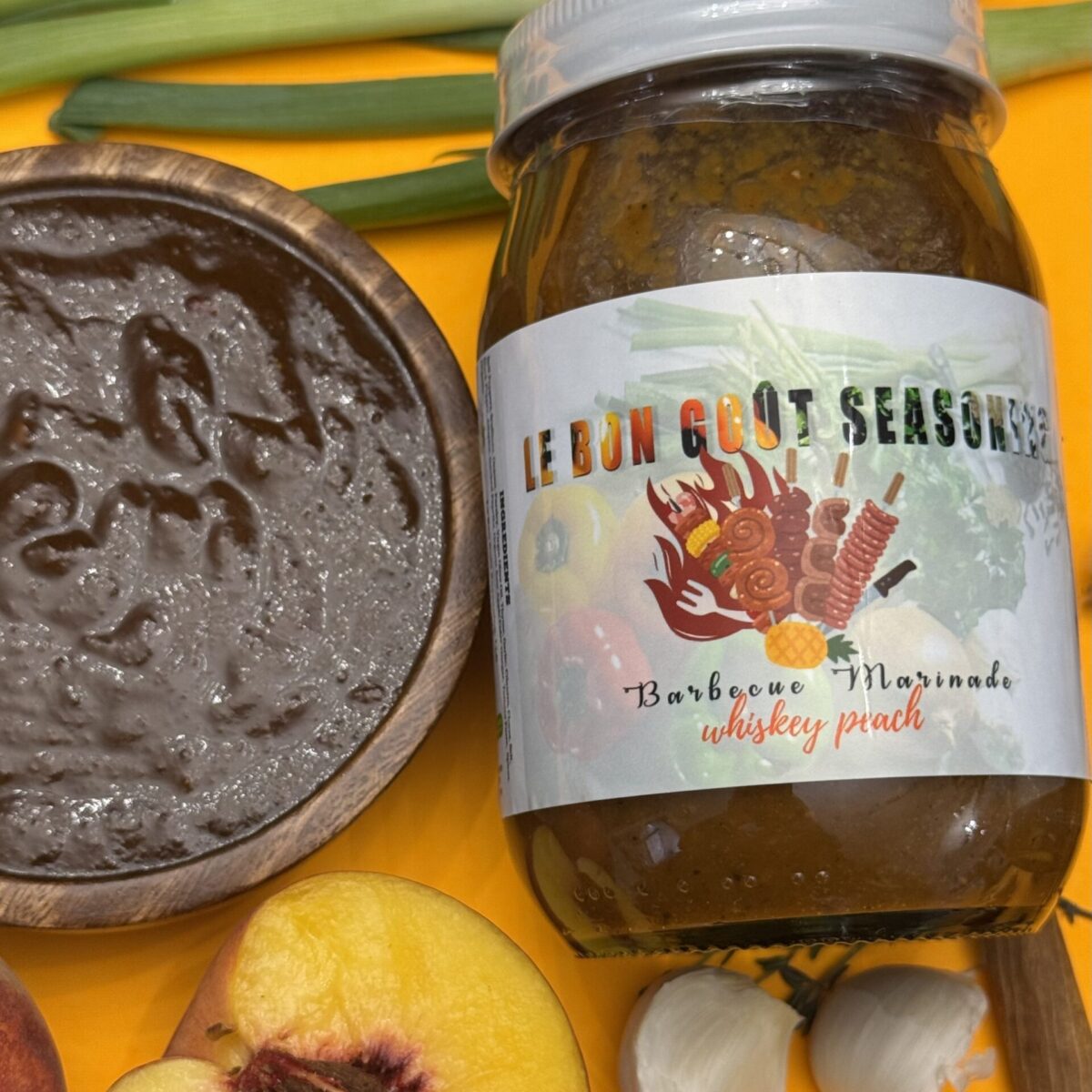 Caribbean Whisky Peach Barbecue Marinade – Sweet & Smoky | Le Bon Goût