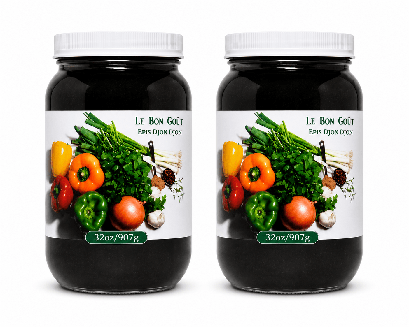 Le Bon Goût Épis Djon Djon Bundle | Buy 2, 3 or 4 & Save | Haitian Black Mushroom Cooking Base